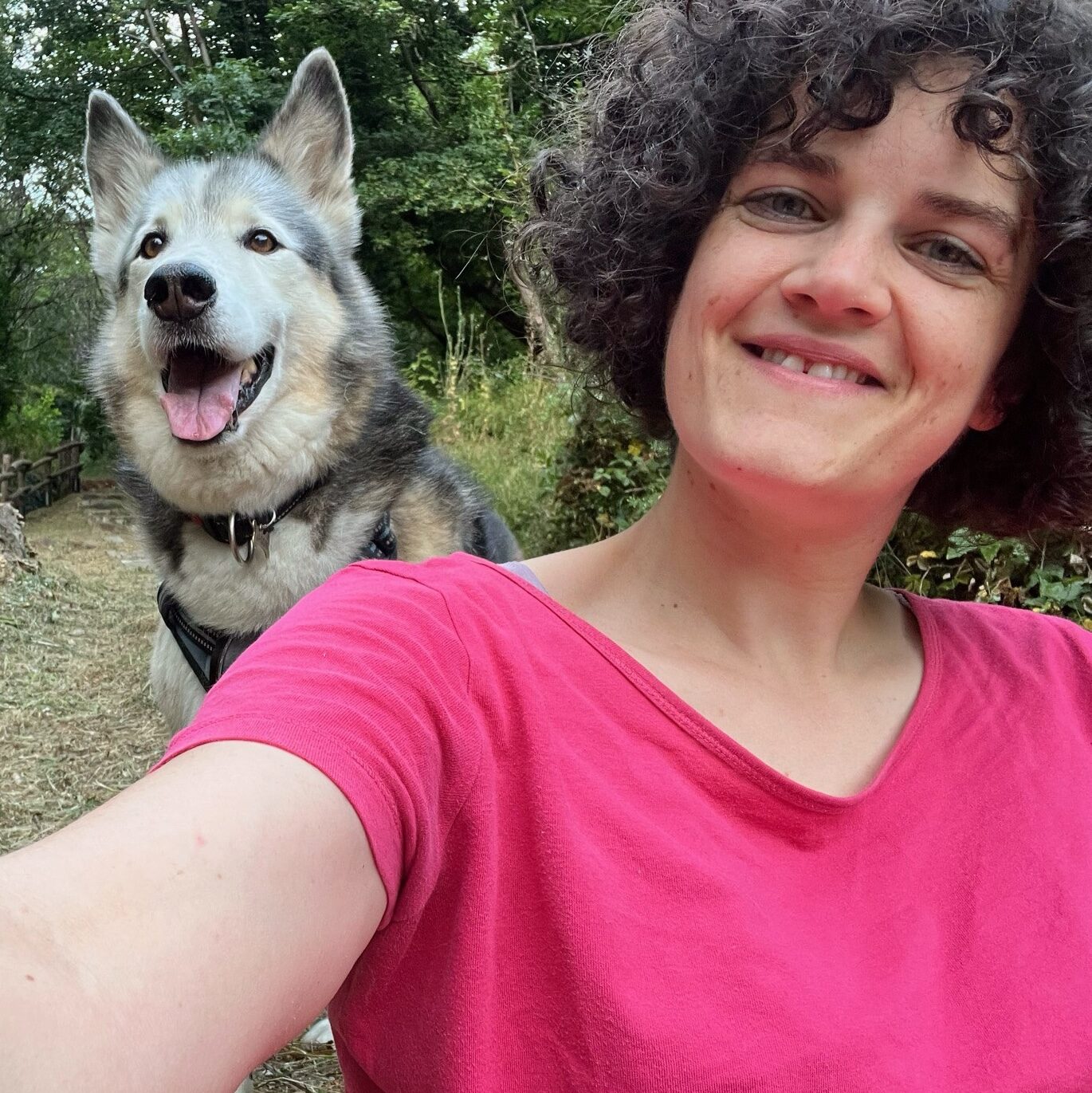 Foto di ragazza con cane